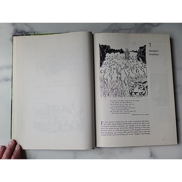 The Jungle Book By Rudyard Kipling Hardcover - Picture 5 of 10